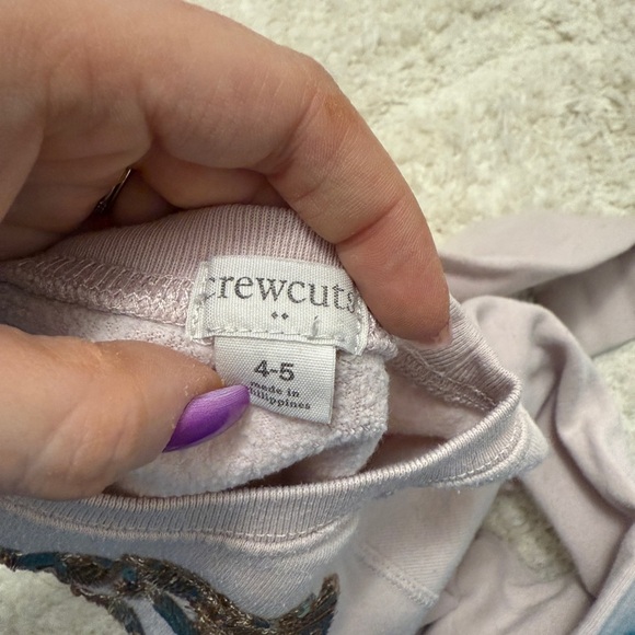 Crewcuts Gray Boxy Embellished Long Sleeve Hoodie - Picture 3 of 4